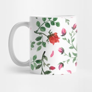 Elegance Seamless pattern with flowers Mug